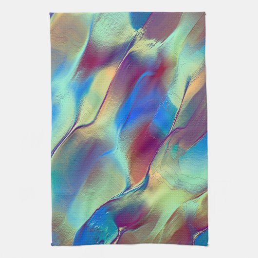 Gradient gefärbte Felsdüne mit weichem, hellem Geschirrtuch (Vertikal)