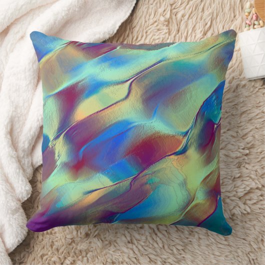 Gradient gefärbte Felsdüne mit weichem, hellem Kissen (Decke)