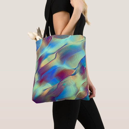 Gradient gefärbte Felsdüne mit weichem, hellem Tasche (Von Nahem)