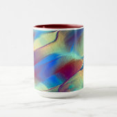 Gradient gefärbte Felsdüne mit weichem, hellem Tasse (Zentrum)