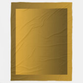 Gradient Gelb - tief zu hell | Stimmungs-Hintergru Fleecedecke (Vorderseite)