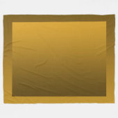Gradient Gelb - tief zu hell | Stimmungs-Hintergru Fleecedecke (Vorderseite (Horizontal))