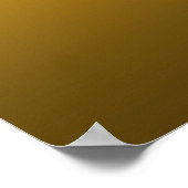 Gradient Gelb - tief zu hell | Stimmungs-Hintergru Poster (Ecke)