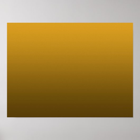 Gradient Gelb - tief zu hell | Stimmungs-Hintergru Poster (Vorne)