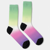 Gradient Genderfade Pride Flag Socken (Rechts)