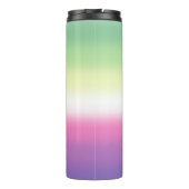 Gradient Genderfade Pride Flag Thermosbecher (Rückseite)