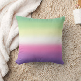 Gradient Genderfea Pride Flag - Genderdosflagge Kissen