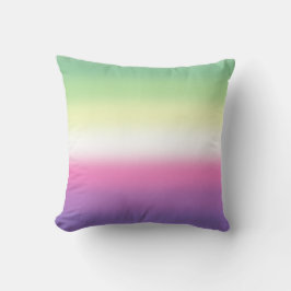 Gradient Genderfea Pride Flag - Genderdosflagge Kissen