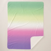 Gradient Genderfea Pride Flag - Genderdosflagge Sherpadecke (Vorderseite)