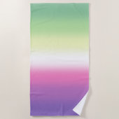 Gradient Genderfea Pride Flag - Genderdosflagge Strandtuch (Vorderseite)