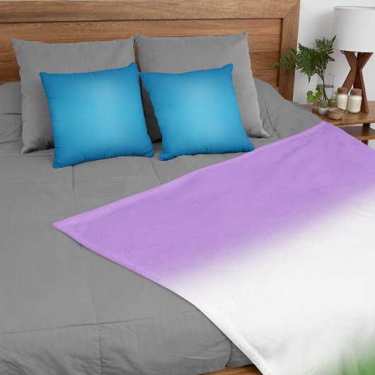 Gradient Genderqueer Pride Flag - Genderqueer Flag Fleecedecke