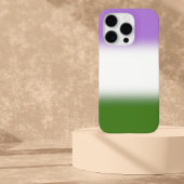 Gradient Genderqueer Pride Flag - Genderqueer Flag iPhone Hülle