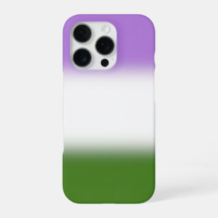 Gradient Genderqueer Pride Flag - Genderqueer Flag iPhone 16 Pro Hülle