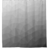 Gradient Geometric Mesh Pattern Duschvorhang (Vorderseite)