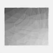 Gradient Geometric Mesh Pattern Fleecedecke (Vorderseite (Horizontal))