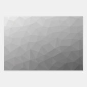 Gradient Geometric Mesh Pattern Geschenkpapier Set (Vorderseite 3)