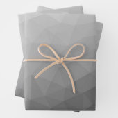 Gradient Geometric Mesh Pattern Geschenkpapier Set (Beispiel)