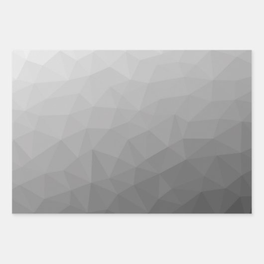 Gradient Geometric Mesh Pattern Geschenkpapier Set (Vorderseite)