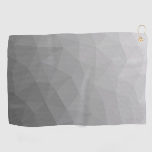 Gradient Geometric Mesh Pattern Golfhandtuch (Horizontal)