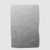 Gradient Geometric Mesh Pattern Golfhandtuch (Vorderseite)