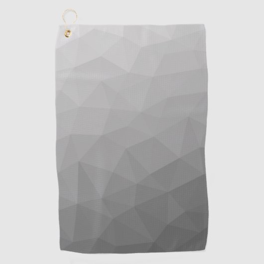 Gradient Geometric Mesh Pattern Golfhandtuch (Vorderseite)