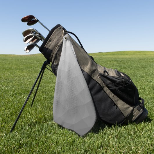 Gradient Geometric Mesh Pattern Golfhandtuch (Gras)