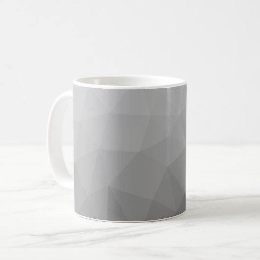 Gradient Geometric Mesh Pattern Kaffeetasse (Vorderseite Links)
