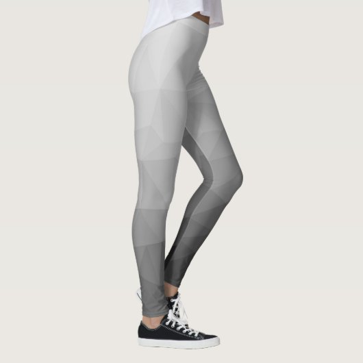 Gradient Geometric Mesh Pattern Leggings (Rechts)
