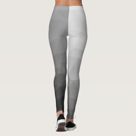 Gradient Geometric Mesh Pattern Leggings (Rückseite)