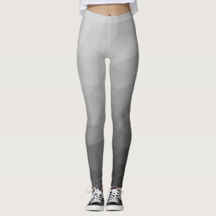 Gradient Geometric Mesh Pattern Leggings