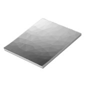 Gradient Geometric Mesh Pattern Notizblock (Rotiert)