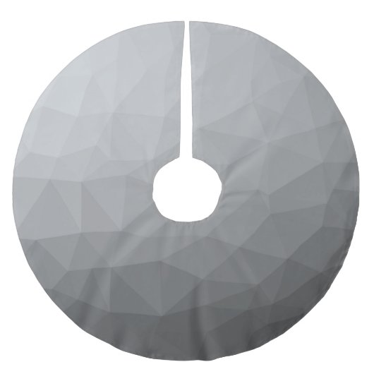 Gradient Geometric Mesh Pattern Polyester Weihnachtsbaumdecke (Vorderseite)