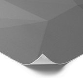 Gradient Geometric Mesh Pattern Poster (Ecke)