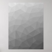 Gradient Geometric Mesh Pattern Poster (Vorne)
