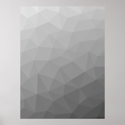 Gradient Geometric Mesh Pattern Poster (Vorne)