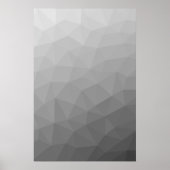 Gradient Geometric Mesh Pattern Poster (Vorne)