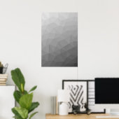 Gradient Geometric Mesh Pattern Poster (Heimbüro)