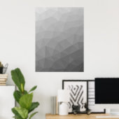 Gradient Geometric Mesh Pattern Poster (Heimbüro)