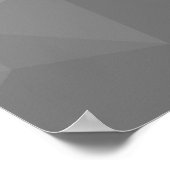 Gradient Geometric Mesh Pattern Poster (Ecke)