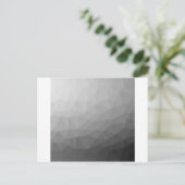 Gradient Geometric Mesh Pattern Postkarte (Stehend Vorderseite)
