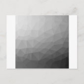 Gradient Geometric Mesh Pattern Postkarte (Vorderseite)