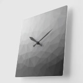 Gradient Geometric Mesh Pattern Quadratische Wanduhr (Winkel)