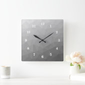 Gradient Geometric Mesh Pattern Quadratische Wanduhr (Zuhause)