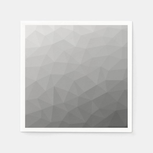 Gradient Geometric Mesh Pattern Serviette (Vorderseite)