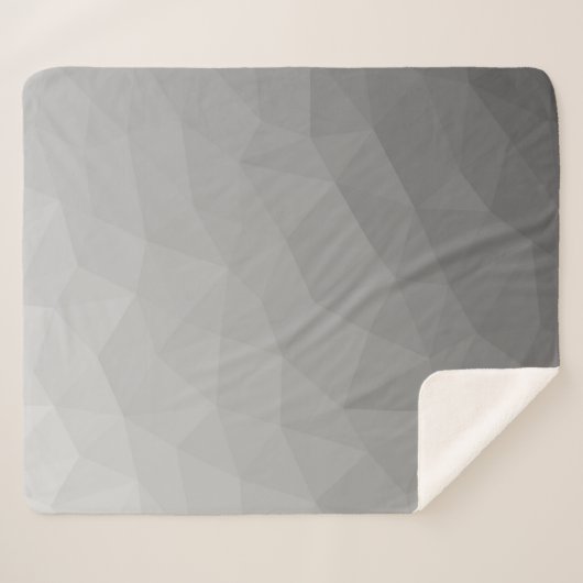 Gradient Geometric Mesh Pattern Sherpadecke (Vorderseite (Horizontal))