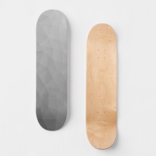Gradient Geometric Mesh Pattern Skateboard (Vorderseite)