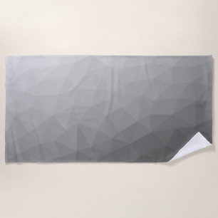 Gradient Geometric Mesh Pattern Strandtuch