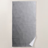 Gradient Geometric Mesh Pattern Strandtuch (Vorderseite)