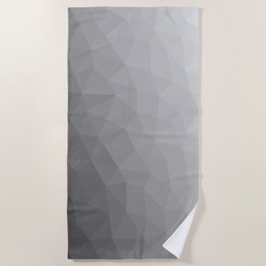 Gradient Geometric Mesh Pattern Strandtuch (Vorderseite)