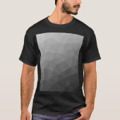 Gradient Geometric Mesh Pattern T-Shirt (Vorderseite)